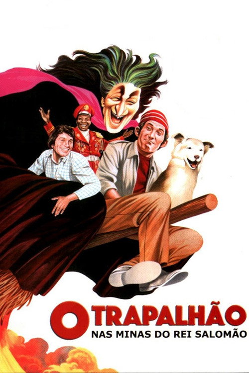 The Trapalhão in King Solomon’s Mines poster