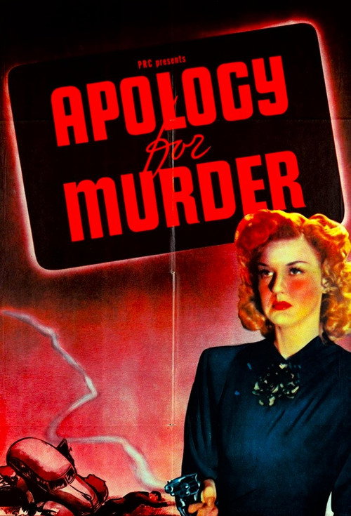 Apology for Murder poster