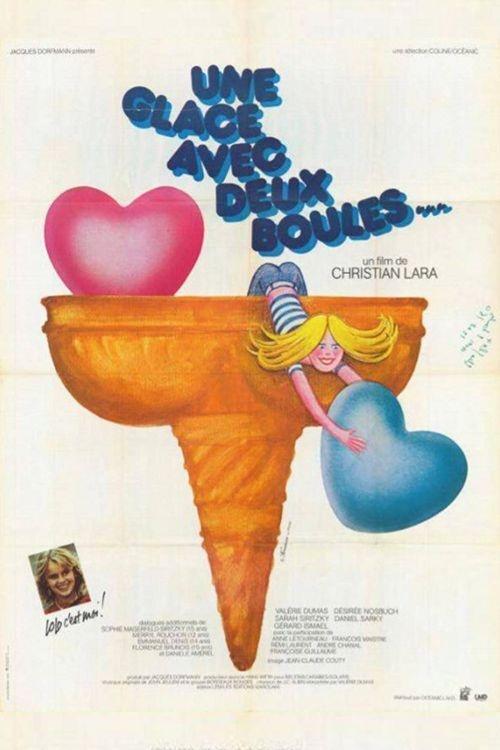 Une glace avec deux boules… poster
