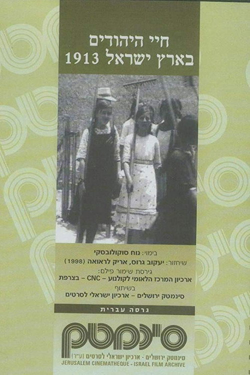 The Life of the Jews of Palestine poster