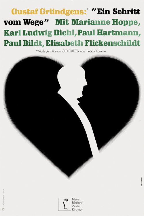 Der Schritt vom Wege poster