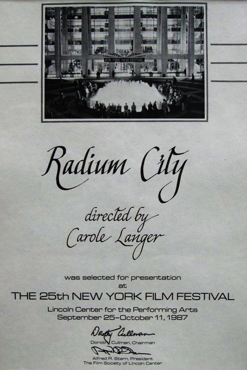 Radium City poster
