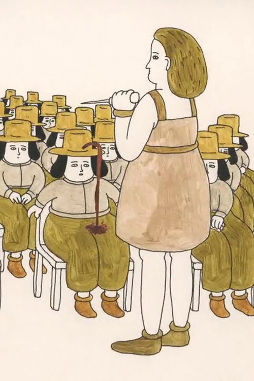 Small People with Hats poster