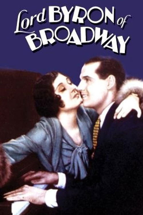 Lord Byron of Broadway poster