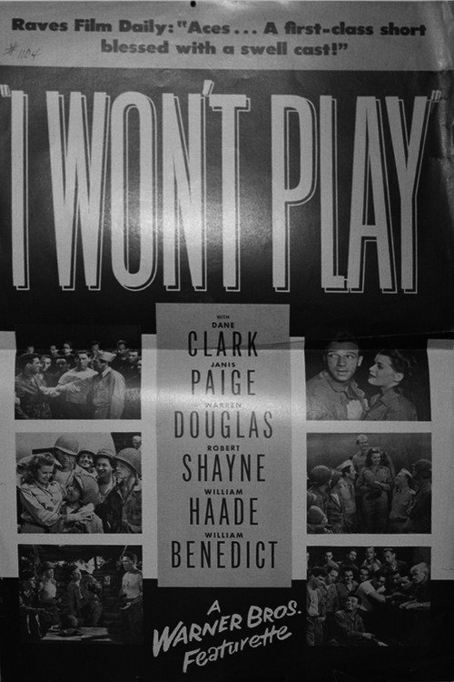 I Won’t Play poster