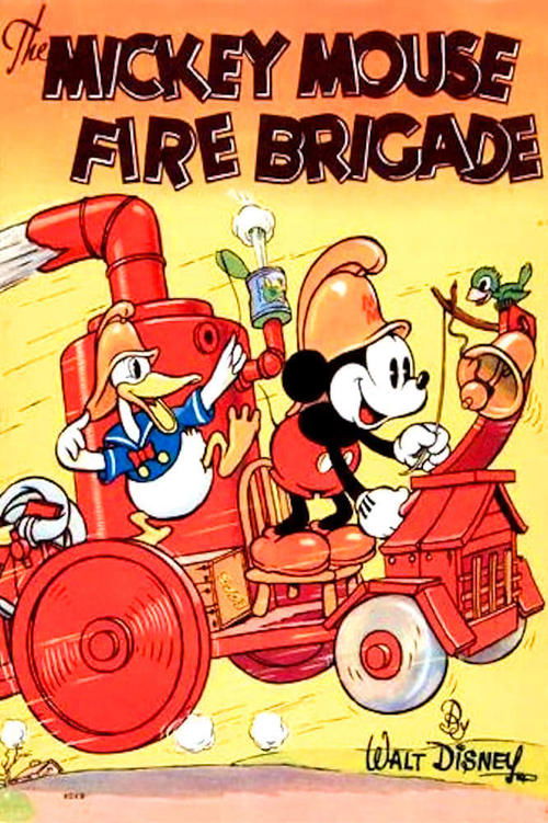 Mickey’s Fire Brigade poster