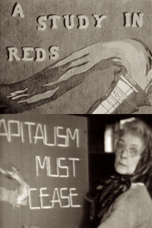A Study in Reds poster