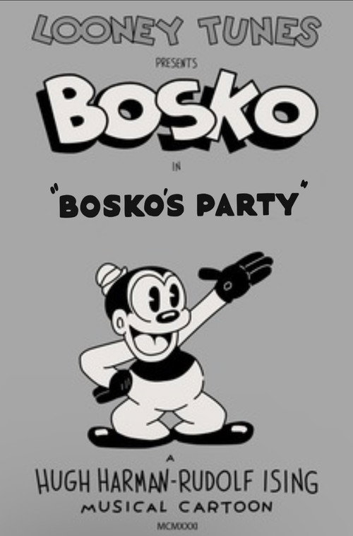 Bosko’s Party poster