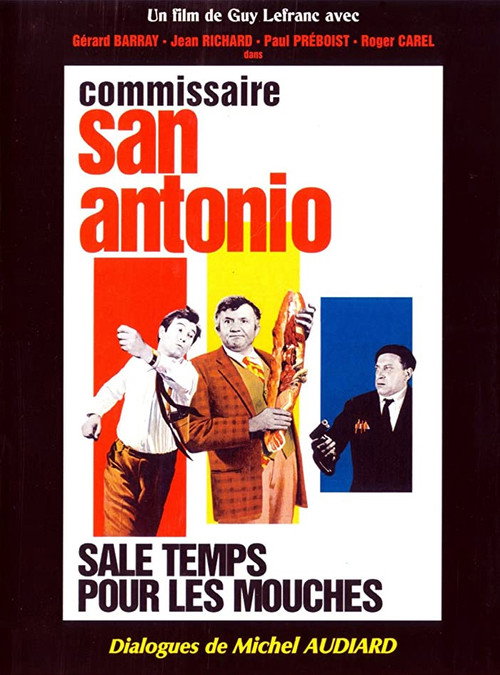 Sale temps pour les mouches poster
