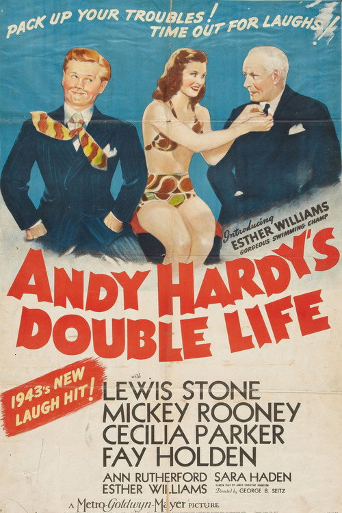 Andy Hardy’s Double Life poster