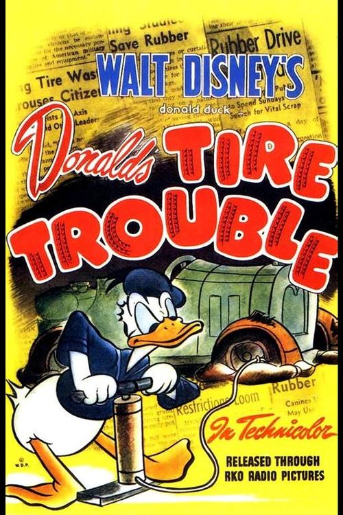 Donald’s Tire Trouble poster