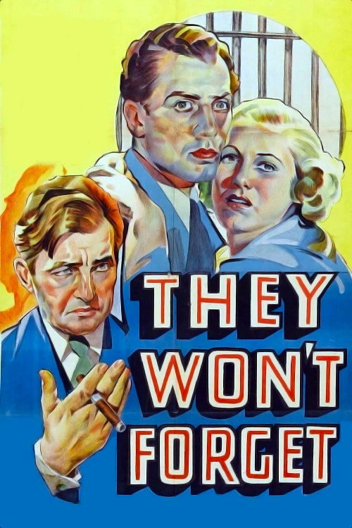 They Won’t Forget poster