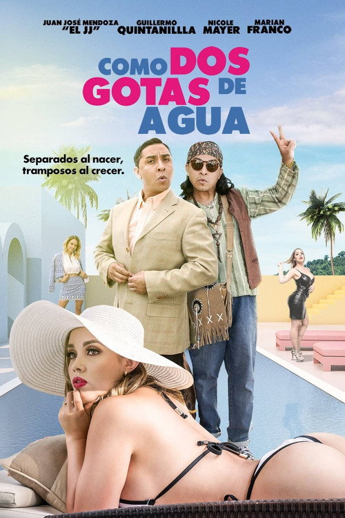 Como dos gotas de agua poster