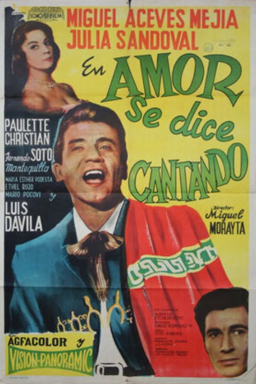 Amor se dice cantando poster