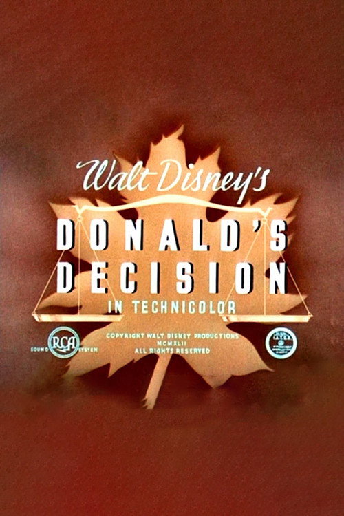 Donald’s Decision poster