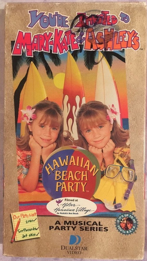 You’re Invited to Mary-Kate and Ashley’s Hawaiian Beach Party poster