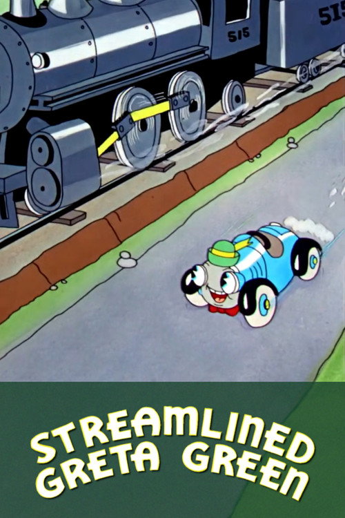 Streamlined Greta Green poster