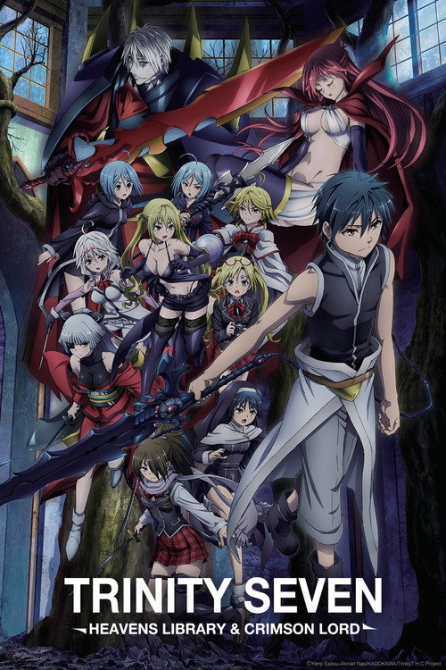 Trinity Seven: Heaven’s Library & Crimson Lord poster