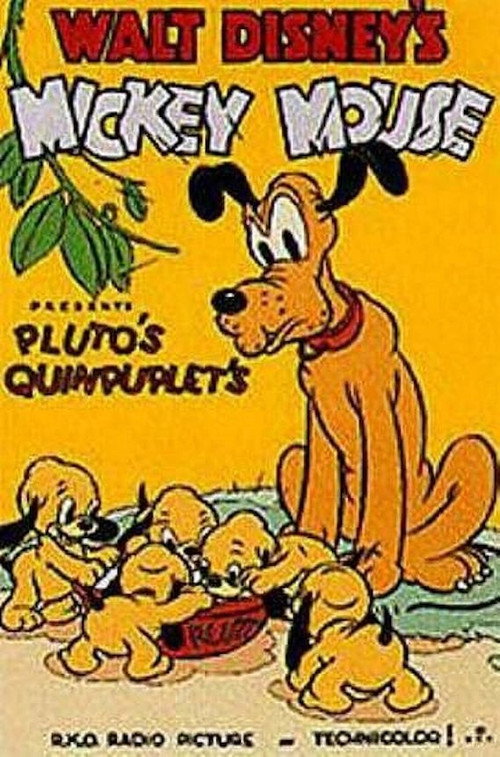 Pluto’s Quin-puplets poster