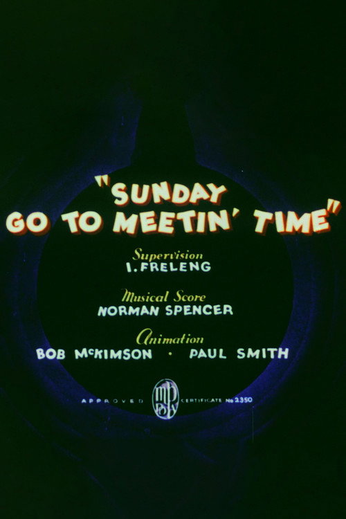 Sunday Go to Meetin’ Time poster