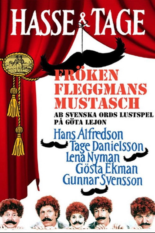 Miss Fleggman’s Mustache poster