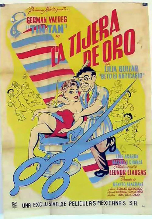 La tijera de oro poster