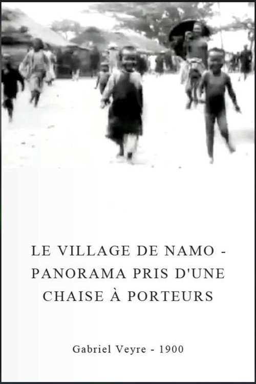 Le village de Namo – Panorama pris d’une chaise à porteurs poster