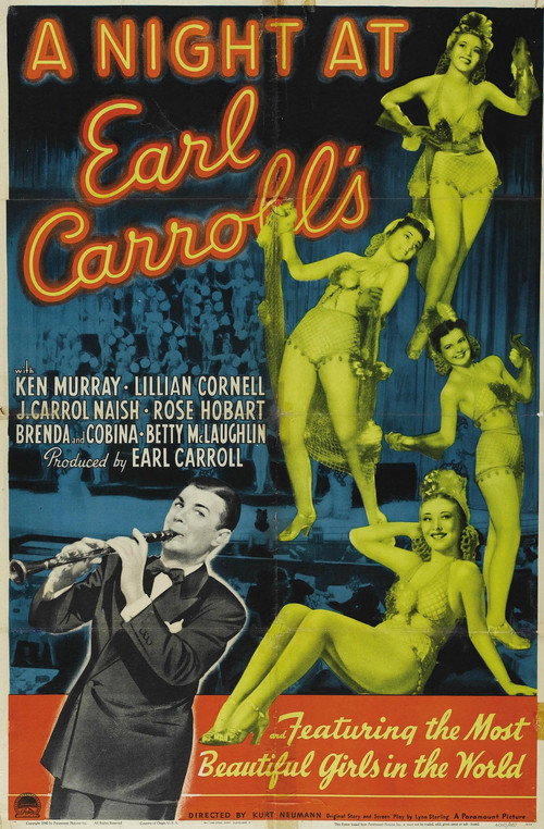 A Night at Earl Carroll’s poster