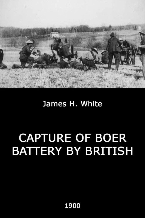 Capture of Boer Battery by British poster