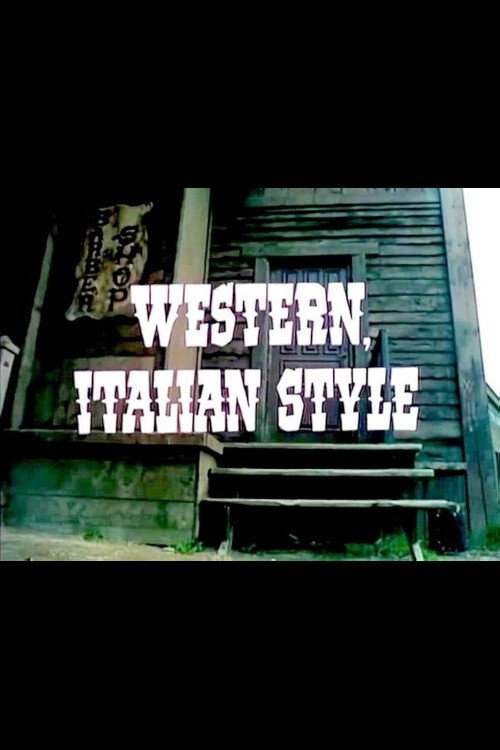 Western, Italian Style poster