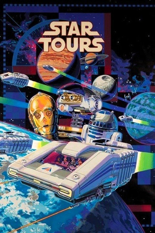 George Lucas’ Star Tours poster