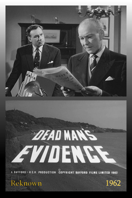 Dead Man’s Evidence poster
