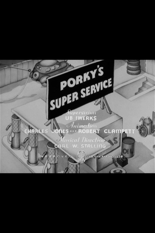 Porky’s Super Service poster